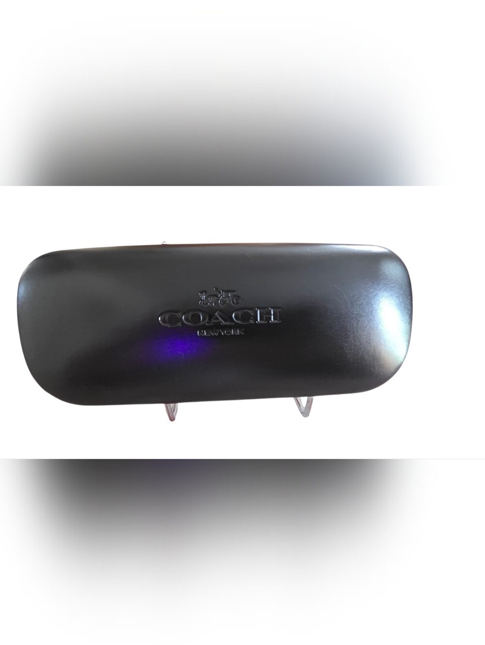 Coach Leather Hard Glass Case & Coach Lens Wipe